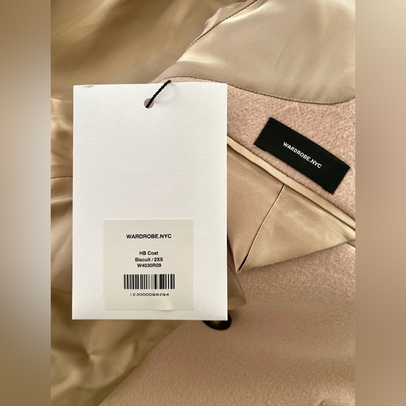 WARDROBE.NYC + Hailey Bieber Wool Coat Sz XXS $2,700 - Picture 7 of 9